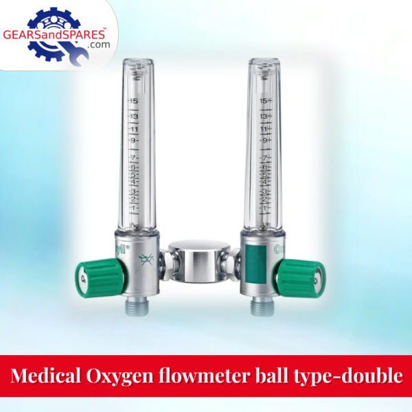 Medical Oxygen Flowmeter Ball Type Doubble